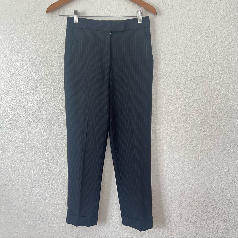 A.L.C. Black Cropped Ankle Pants 0